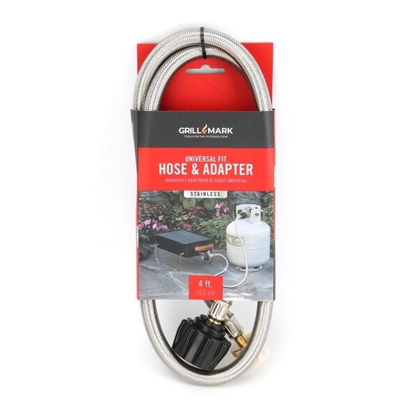 Grill Mark Grill Mark Stainless Steel Gas Line Hose and Adapter For Grill Mark 03038ACE - main